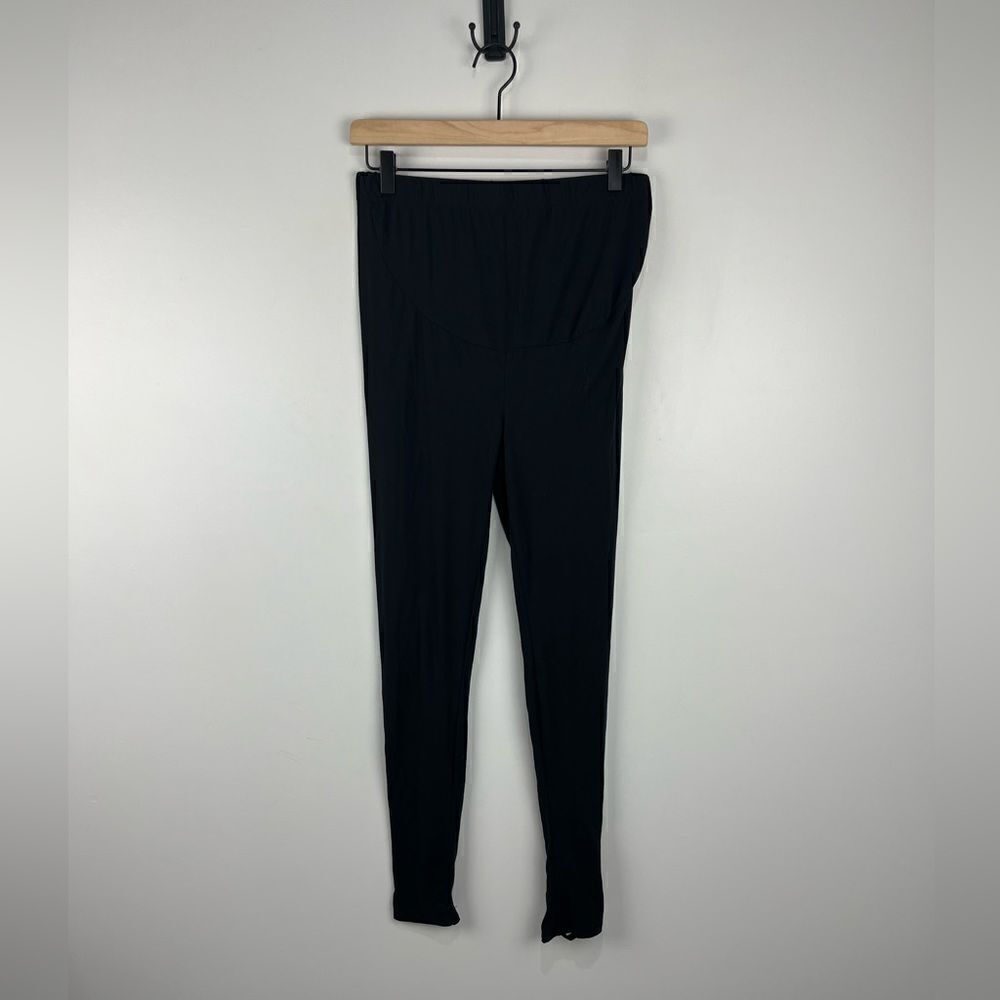 Coming Soon Maternity Super Soft Black Over Bump Leggings L